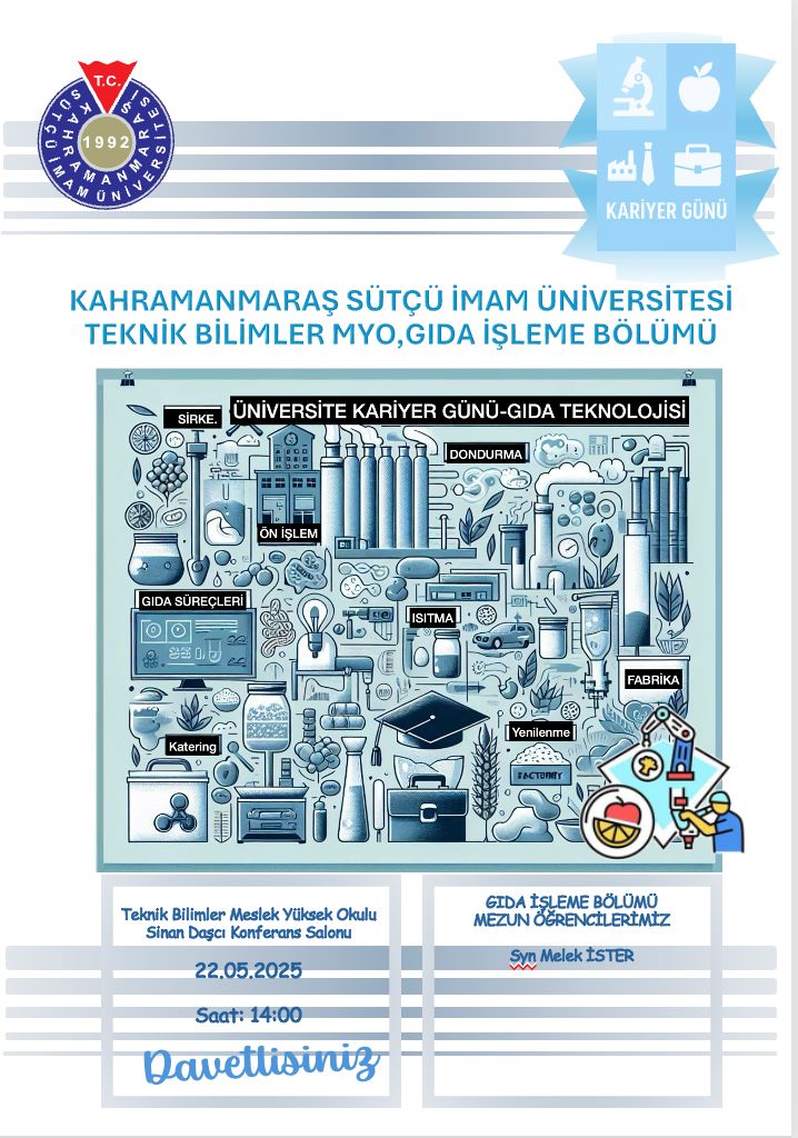 Kariyer Günleri: Gıda İşleme Bölümü